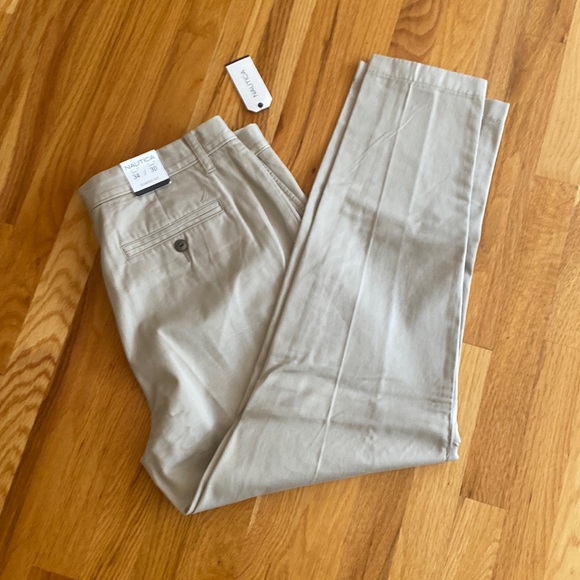 Nautica Other - NWT nautica classic fit chinos 34x30 khaki